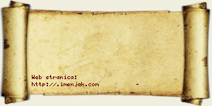 Hana Prokopović vizit kartica